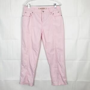 Canyon River Blues Y2K Mid-Rise Pink Cotton Pants Size 9